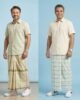 Cream Check + Green Box- Premium Handloom Lungi